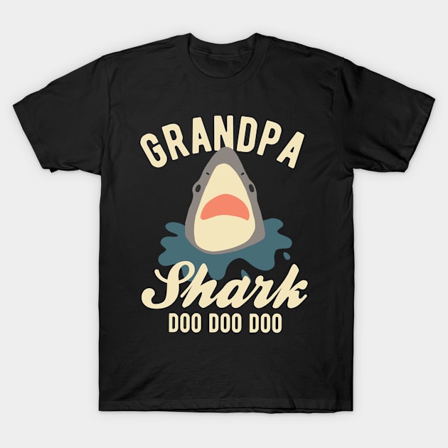 Grandpa Shark - Doo Doo Doo T-Shirt by Buster Piper